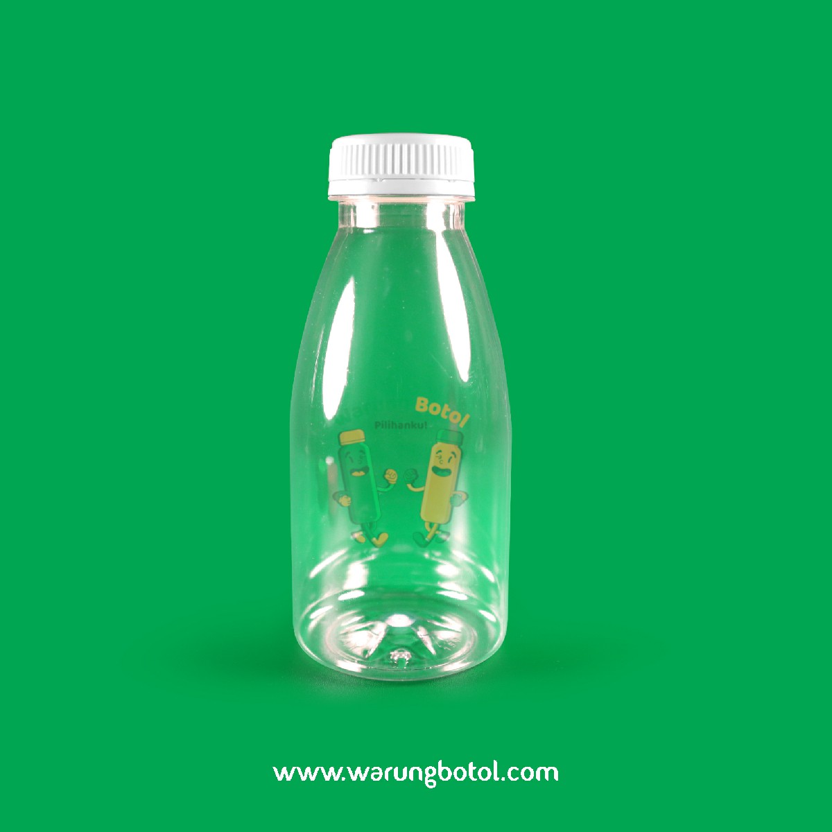 distributor toko jual botol plastik minuman unik 350ml bening murah terdekat bandung jakarta bogor bekasi